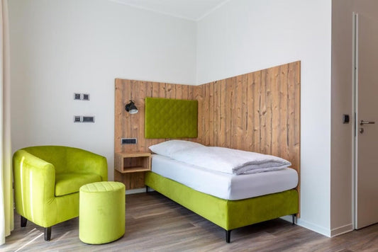Nachhaltige Zimmer im Bed & Bike Hotel Fuchsbau Jüterbog