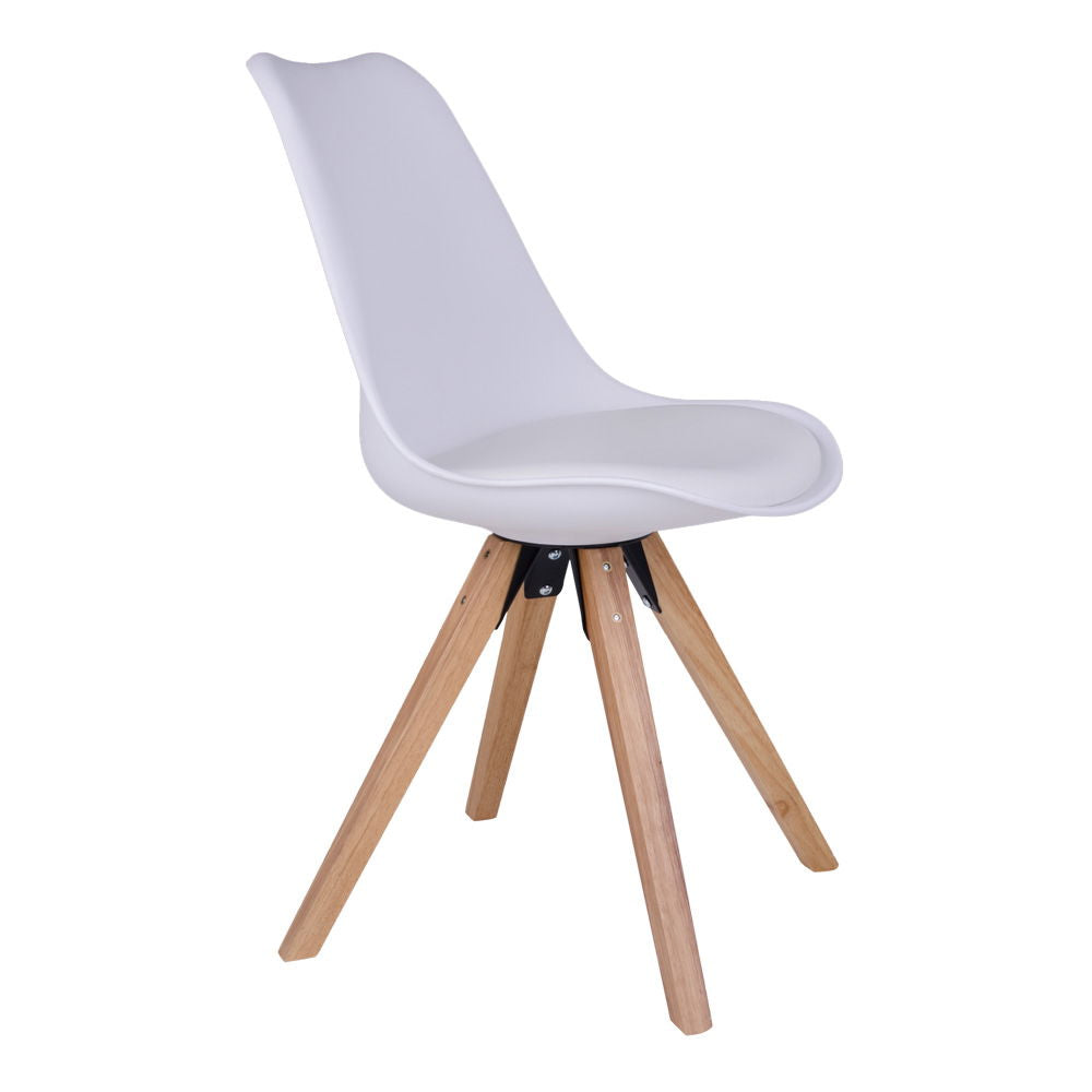 Bergen Esszimmerstuhl 2er Set – Stuhl mit Holzbeinen im skandinavischen Design - Bild 5