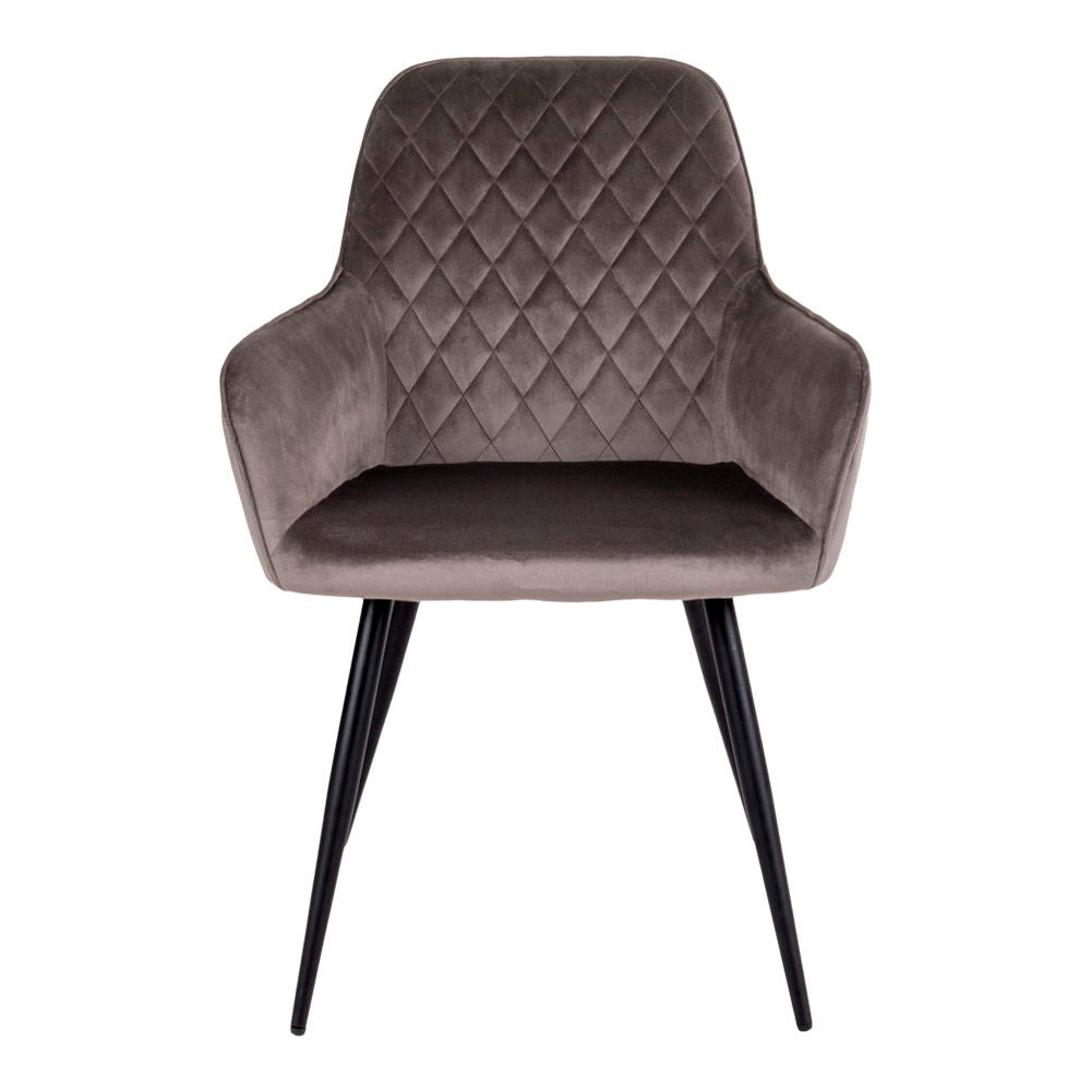 Harbo Esszimmerstuhl Samt mit Rautensteppung 2er Set - Komfort trifft modernes Design - Bild 5