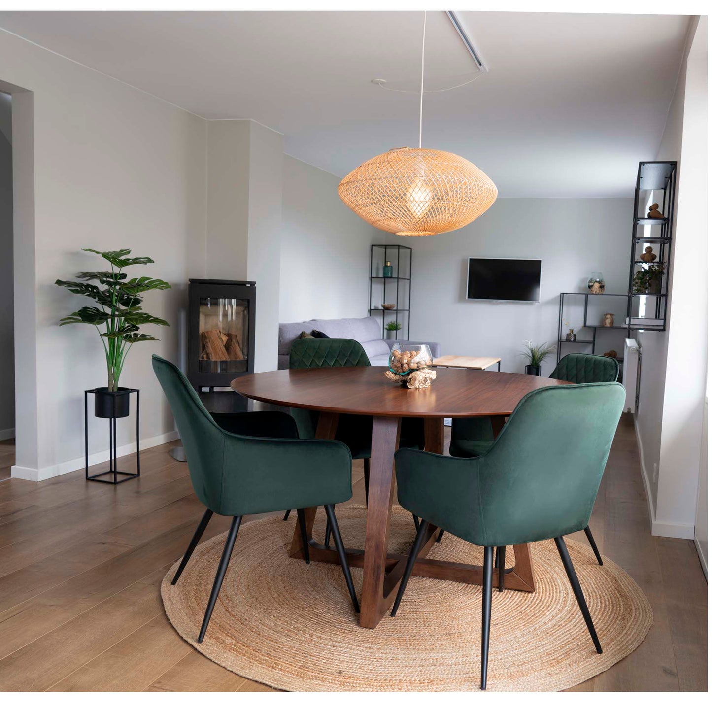 Harbo Esszimmerstuhl Samt mit Rautensteppung 2er Set - Komfort trifft modernes Design - Bild 19
