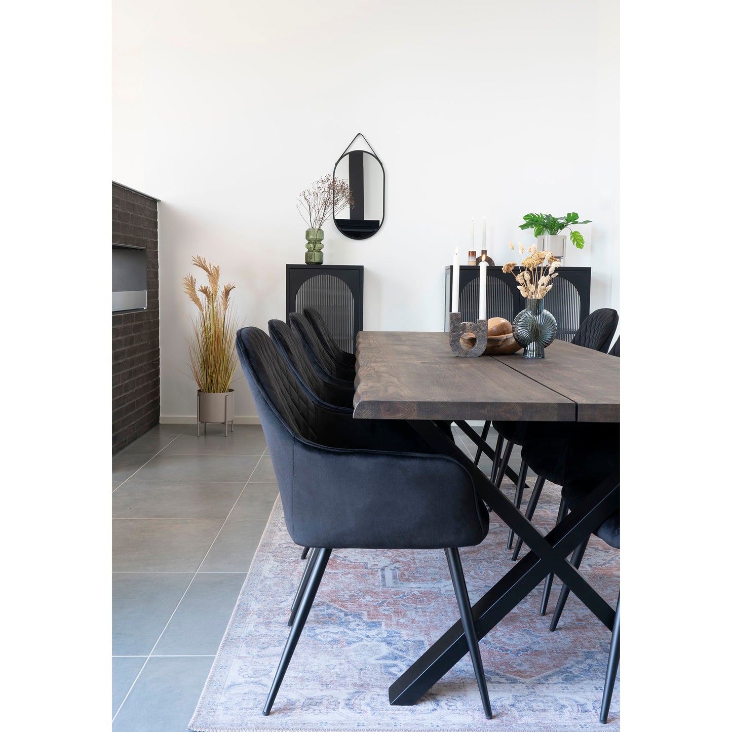 Harbo Esszimmerstuhl Samt mit Rautensteppung 2er Set - Komfort trifft modernes Design - Bild 33