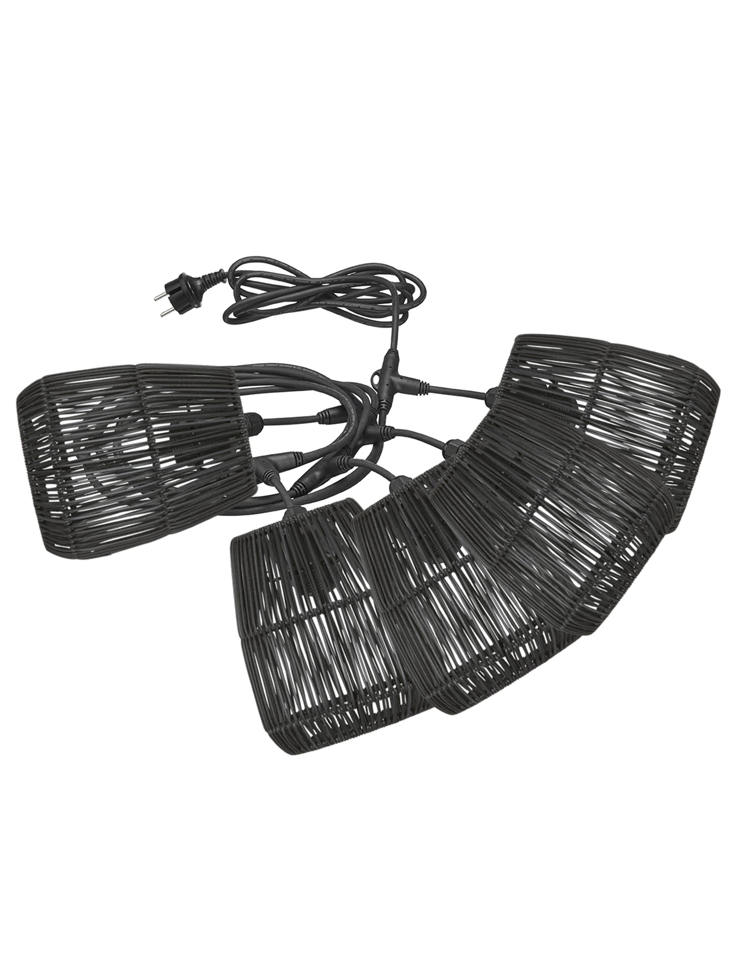 PR Home Flex Out Sommerlichterkette Polyrattan – Wetterfestes Outdoor-Licht für Terrasse & Garten 6.5 m