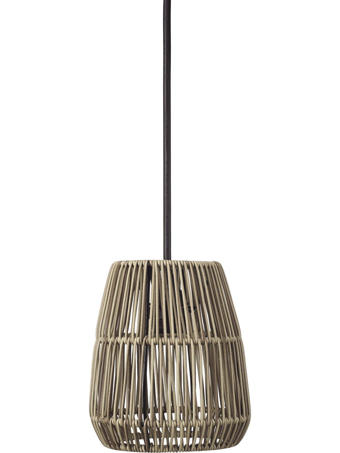 Saigon Lampen Outdoor Schirm - Wetterfester hochwertiger Polyrattan-Schirm - Bild 1