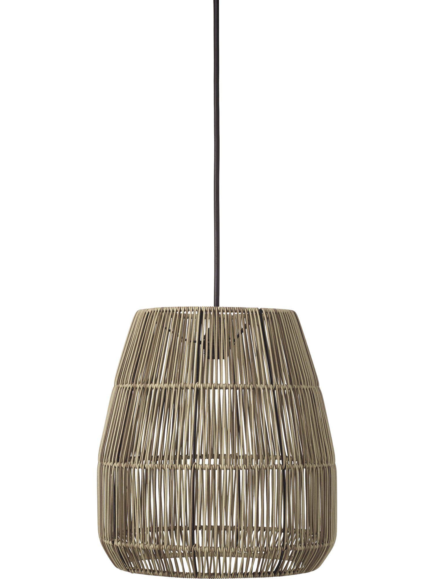 Saigon Lampen Outdoor Schirm -  Wetterfester hochwertiger Polyrattan-Schirm - Bild 5