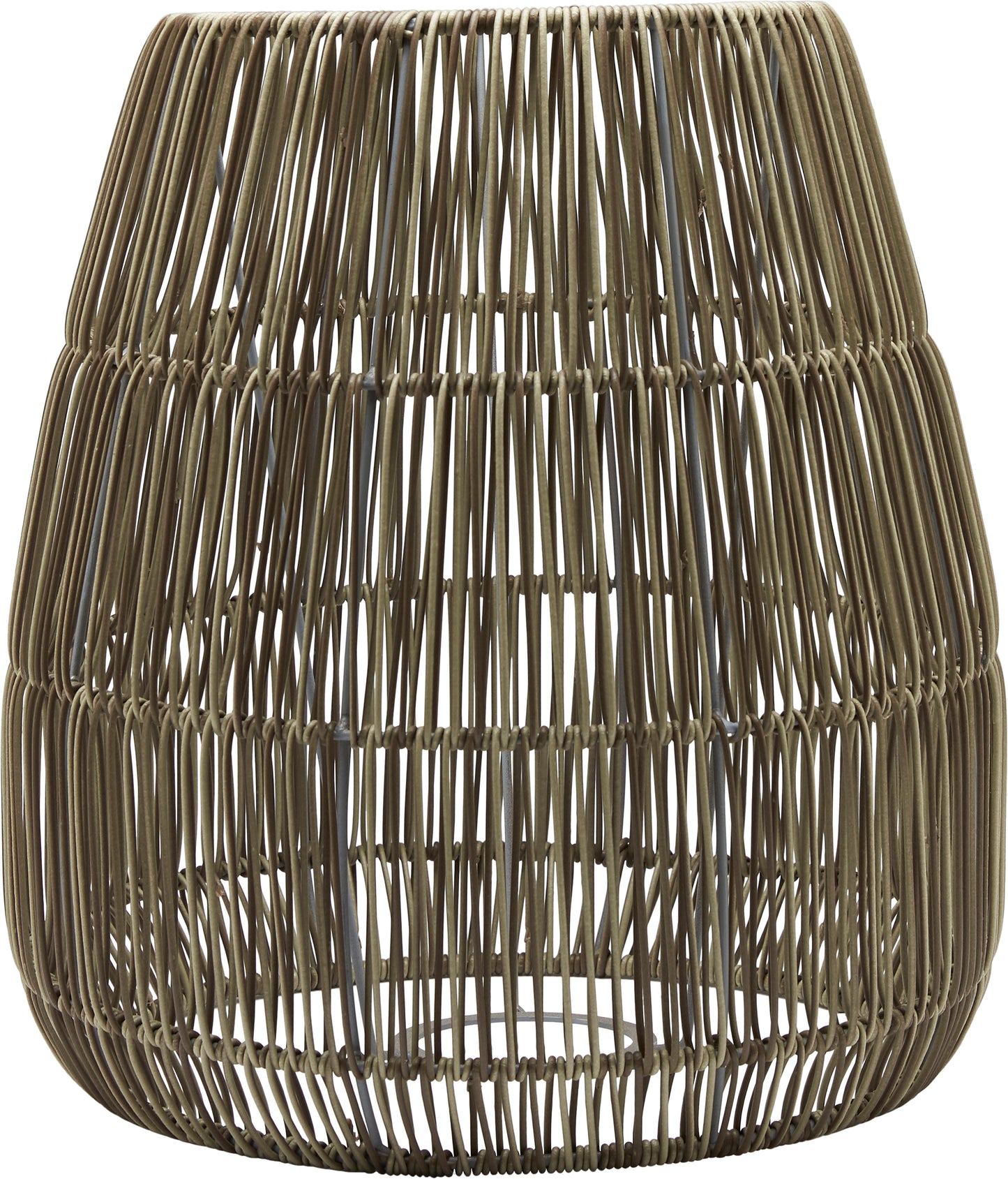 Saigon Lampenschirm Outdoor - Polyrattan, Ø 38 × H 40 cm, passend für Standleuchten E27