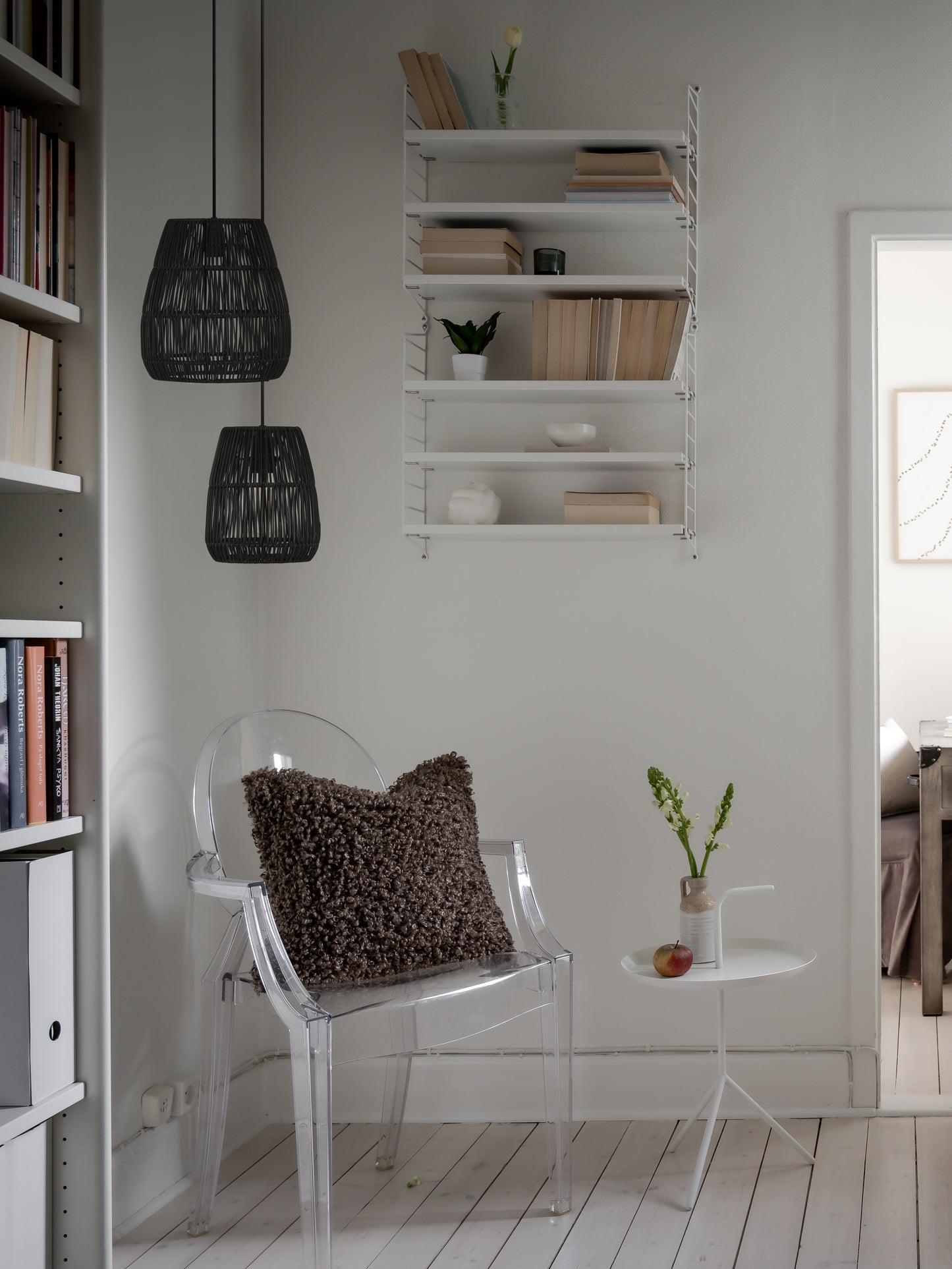 PR Home Hängelampe Saigon Polyrattan E27 - Pendelleuchte in Grau Beige & Anthrazit, Ø 18 bis 38 cm