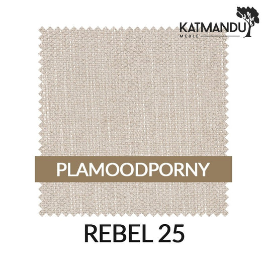 Esszimmerstuhl Olbia in Beige – Chenille-Stoff & Massivholzbeine von Katmandu