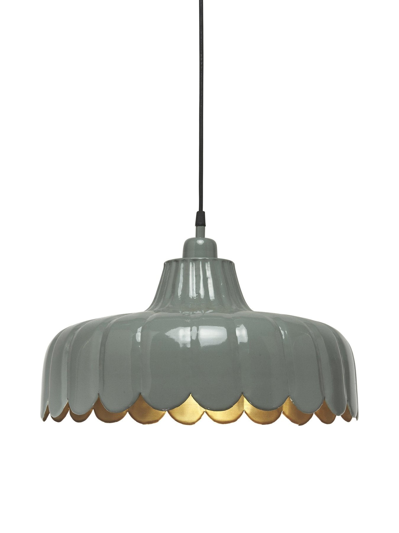 PR Home Hängelampe Wells Ø45 cm - Metalllampe Blütenform in 8 Farben