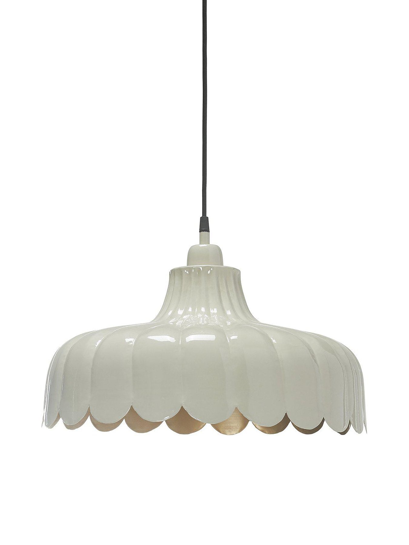 PR Home Hängelampe Wells Ø45 cm - Metalllampe Blütenform in 8 Farben