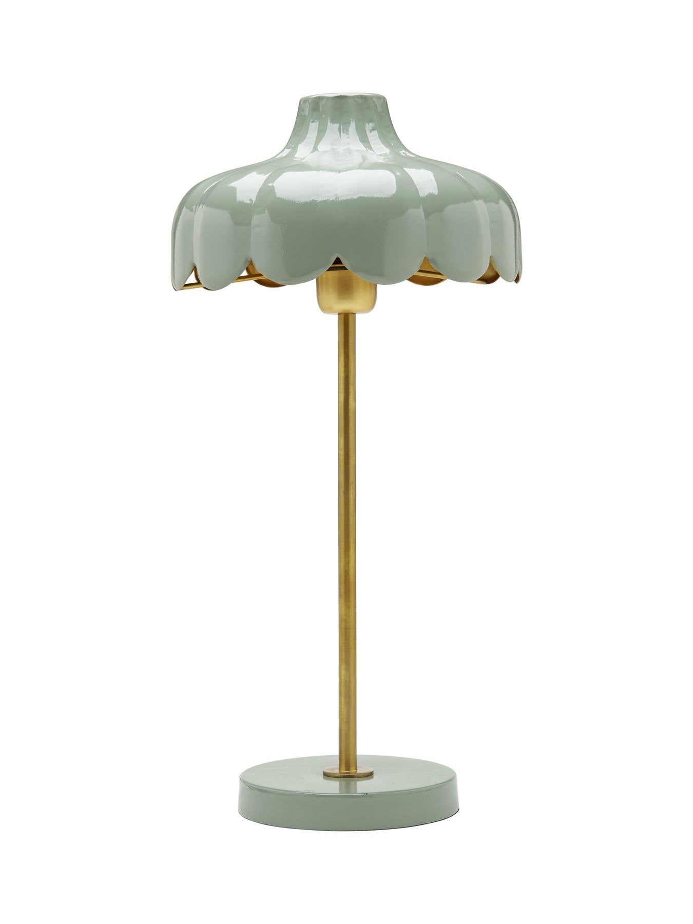 PR Home Wells Tischlampe 24cm – goldene Innenseite, in 7 Farben erhältlich, 50cm hoch