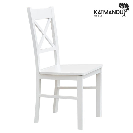 Elegantes Belluno 22 Stuhl mit weißem ergonomischem Sitz