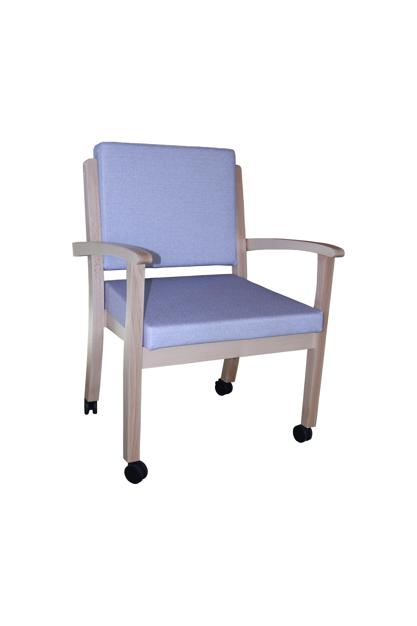 Schwerlaststuhl Alexander XXL auf Rollen – Stabiler Stuhl mit Armlehnen für Adipositas bis 250 kg - Bild 1