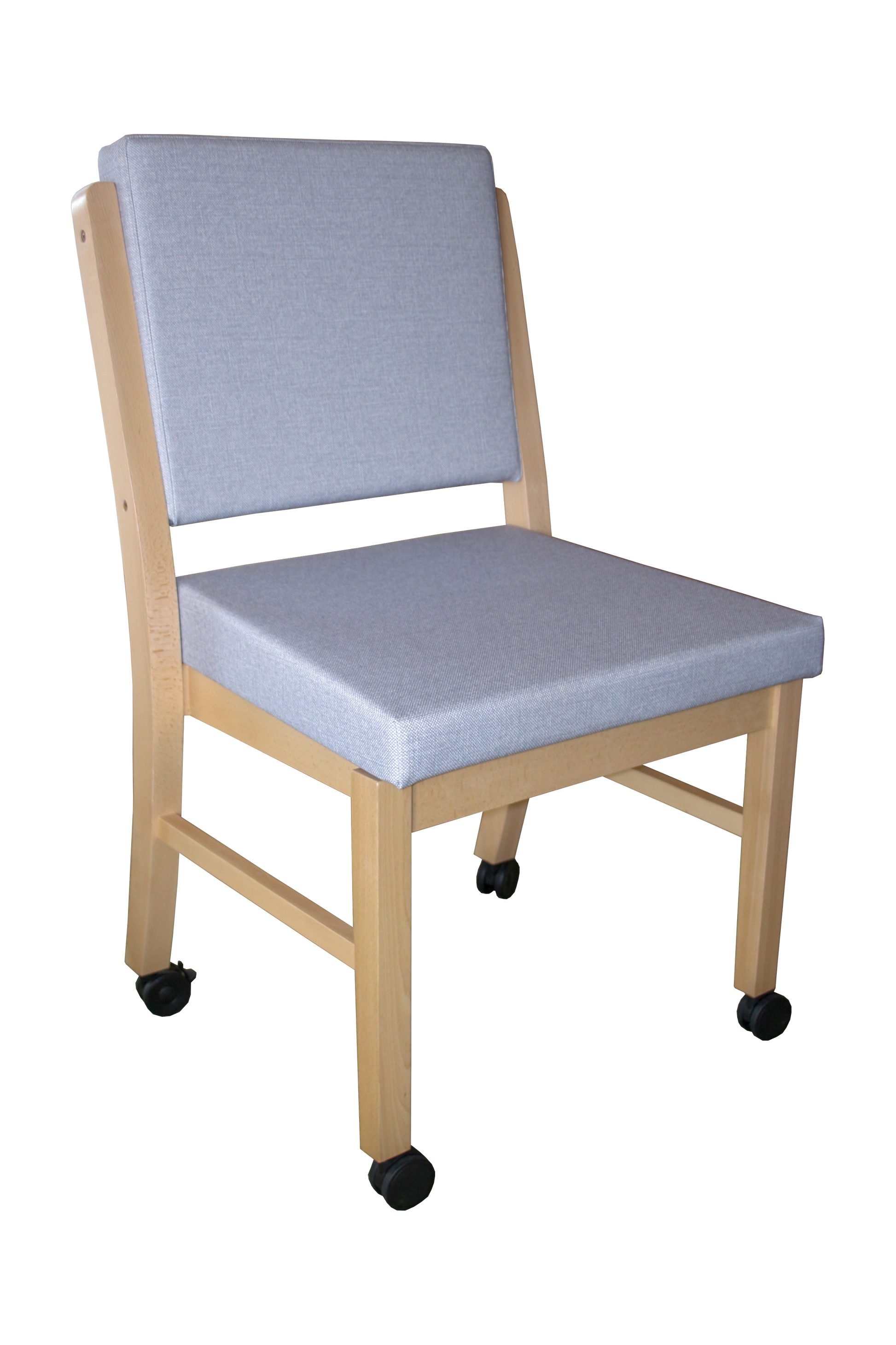 Schwerlaststuhl Alexander XXL auf Rollen – Stabiler Stuhl ohne Armlehnen für Adipositas bis 250 kg - Bild 1