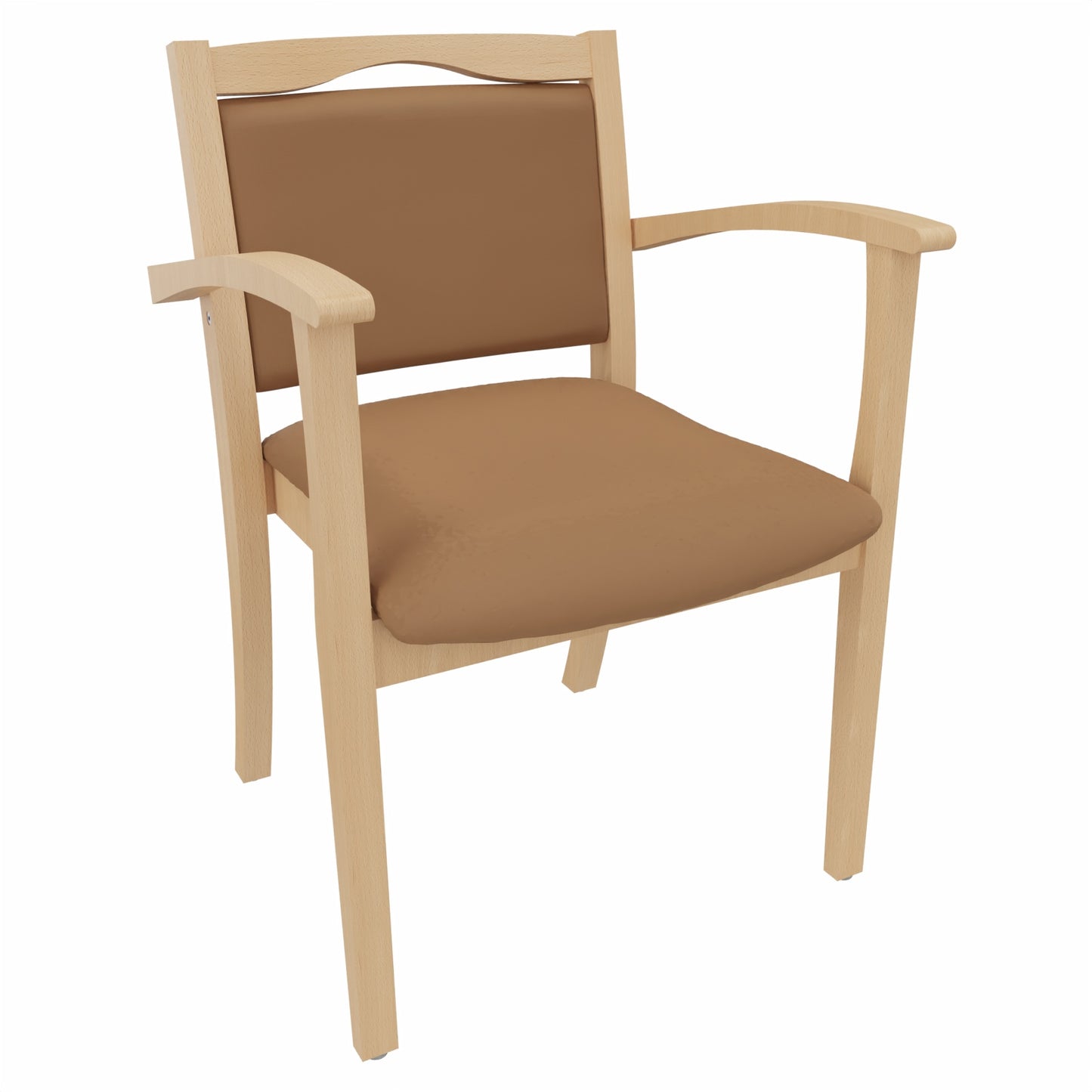 Seniorenstuhl Alexander mit Armlehnen – Komfortabler Pflegestuhl –  47cm - Bild 12