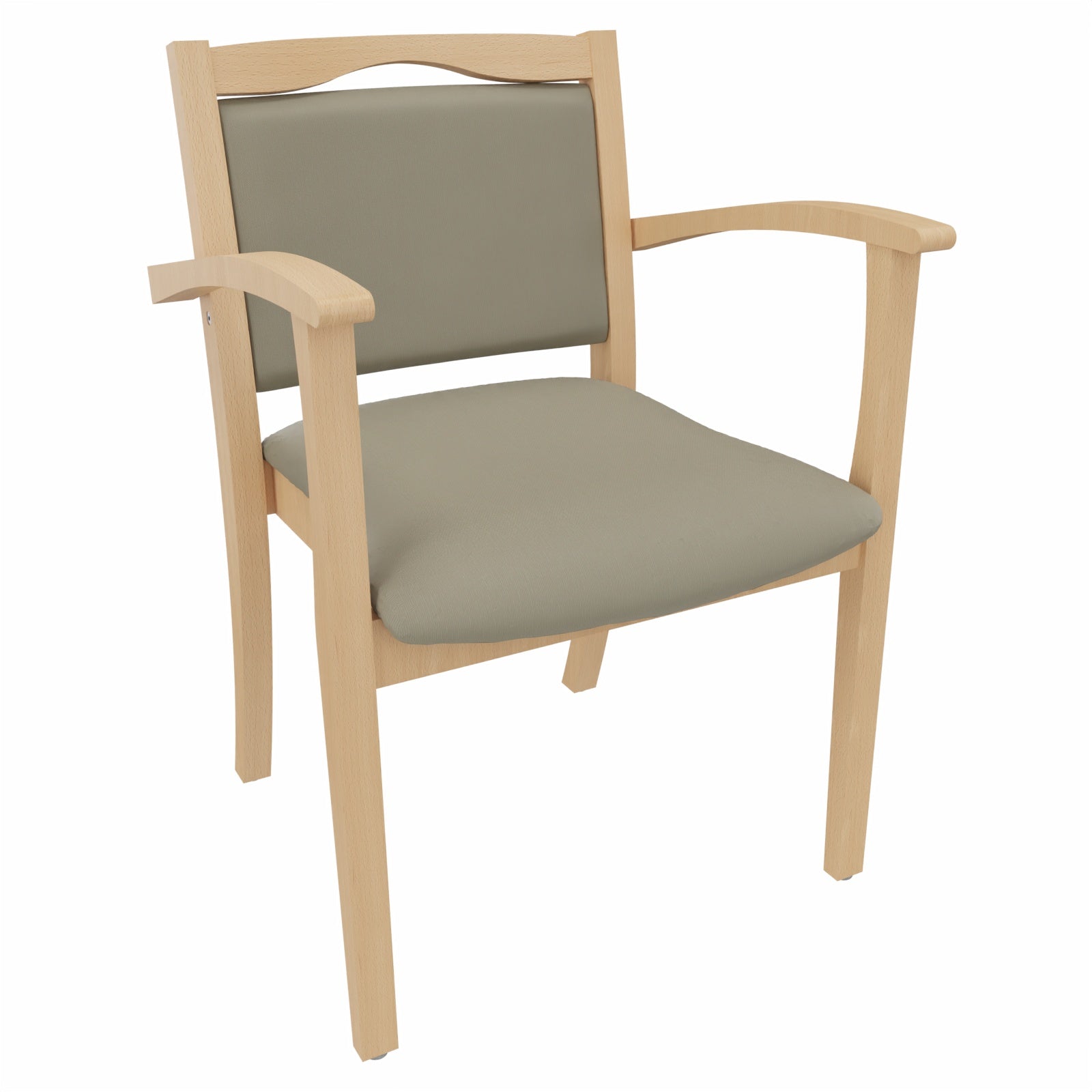 Seniorenstuhl Alexander mit Armlehnen – Komfortabler Pflegestuhl –  47cm - Bild 14