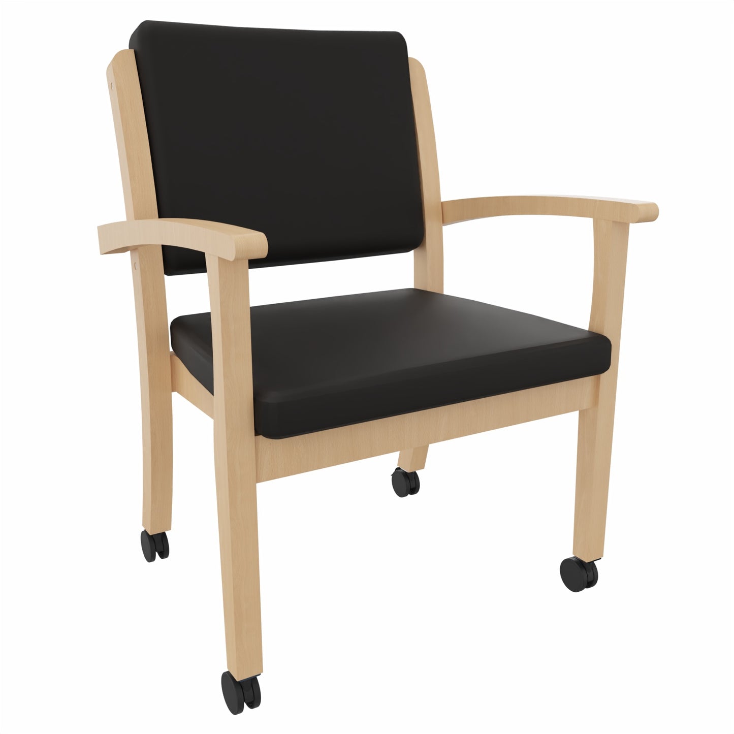 Schwerlaststuhl Alexander XXL auf Rollen – Stabiler Stuhl mit Armlehnen für Adipositas bis 250 kg - Bild 28