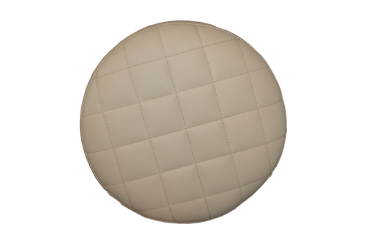 ERIDES Sitzpouf rund mit Rautensteppung - Hocker 40×45cm, vielseitig & pflegeleicht - Bild 2