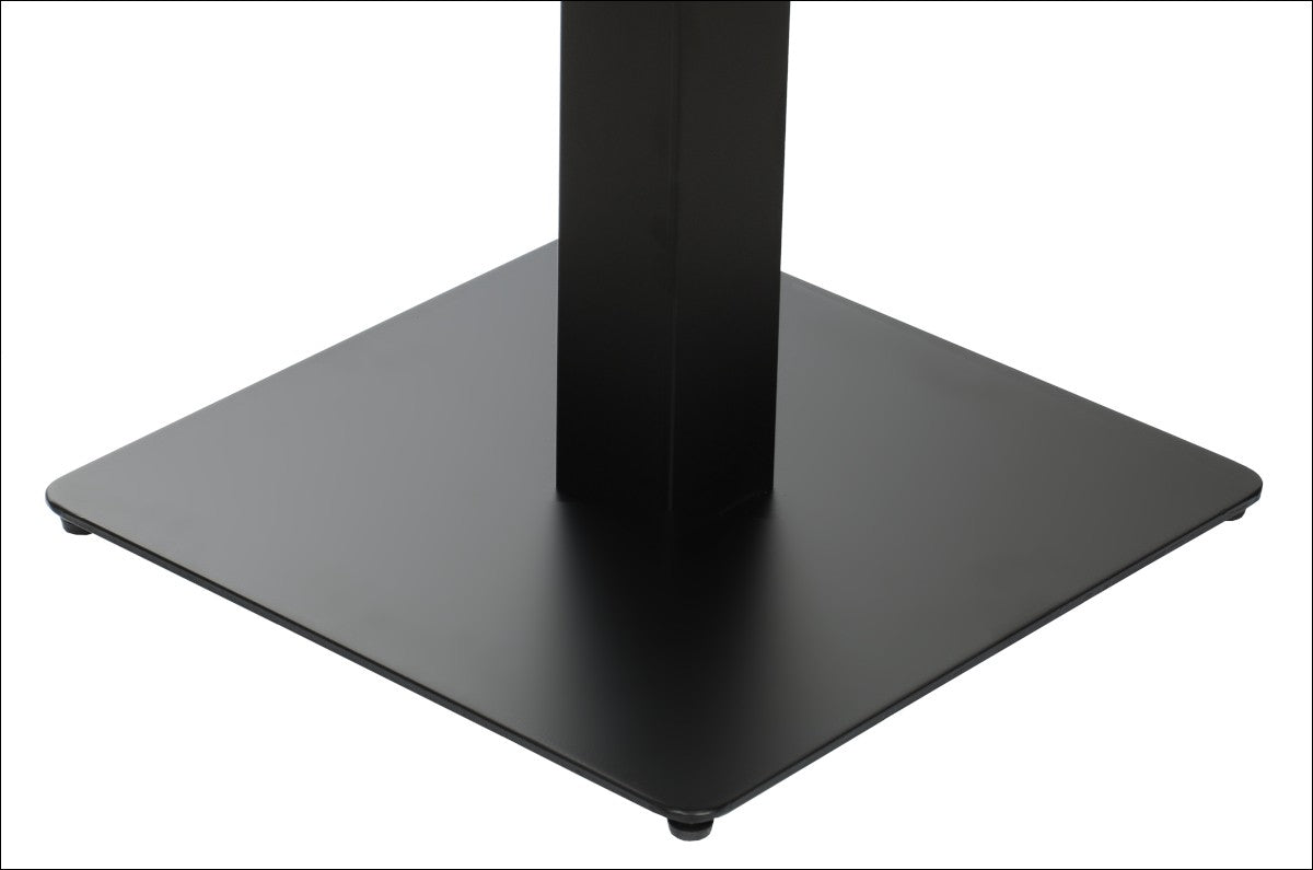 Tischgestell SH-5002-7/B mit rechteckigem Sockel – Schwarze Tischsäule 73cm aus pulverbeschichtetem Stahl, höhenverstellbar - Bild 3