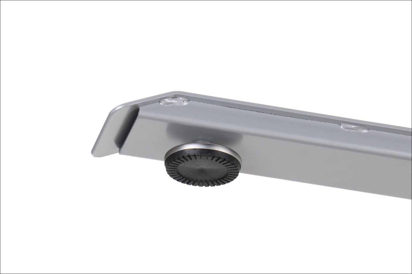Elektrisch höhenverstellbares Schreibtischgestell Alufarbend mit USB – 70–118 cm, 1 Motor, 80 kg Tragkraft - Bild 4