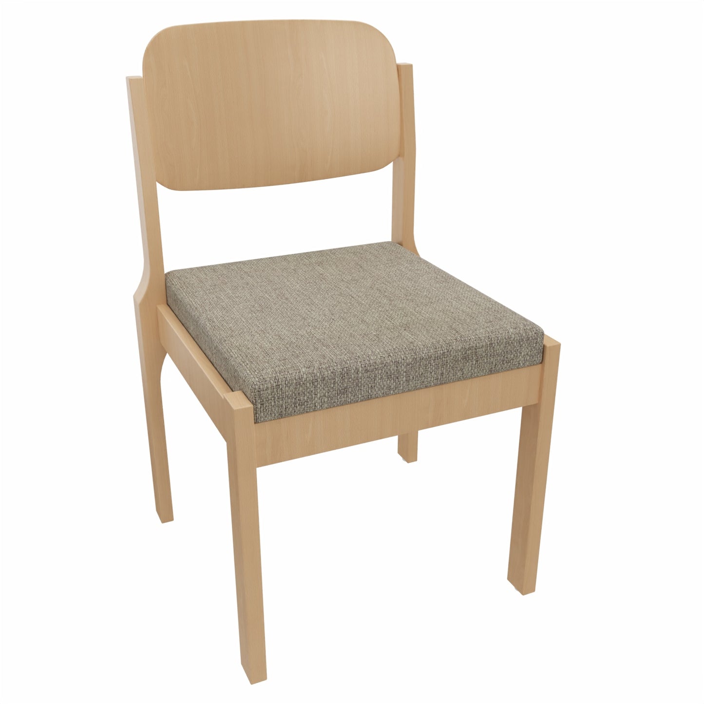 Konferenzstuhl Michael S mit Sitzpolster – Stapelbarer Stuhl für Büro, Wartebereich und Besprechung - Bild 11