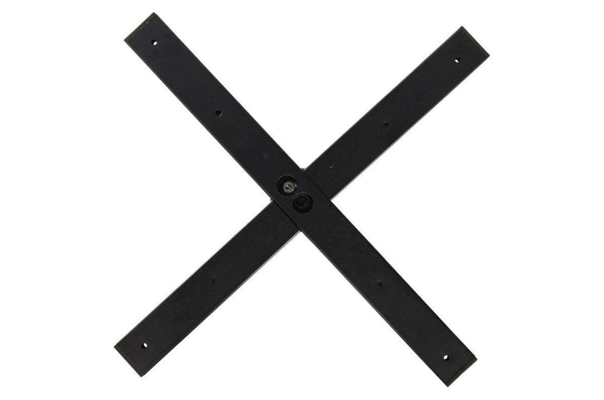 Tischgestell SH-5002-7/B mit rechteckigem Sockel – Schwarze Tischsäule 73cm aus pulverbeschichtetem Stahl, höhenverstellbar - Bild 5