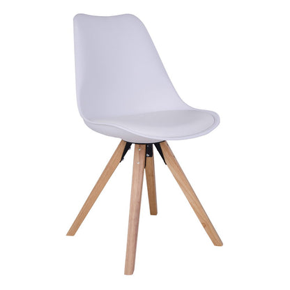 Bergen Esszimmerstuhl 2er Set – Stuhl mit Holzbeinen im skandinavischen Design - Bild 3