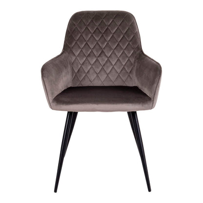 Harbo Esszimmerstuhl Samt mit Rautensteppung 2er Set - Komfort trifft modernes Design - Bild 5