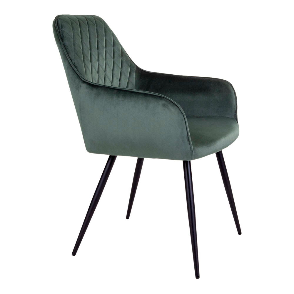 Harbo Esszimmerstuhl Samt mit Rautensteppung 2er Set - Komfort trifft modernes Design - Bild 15
