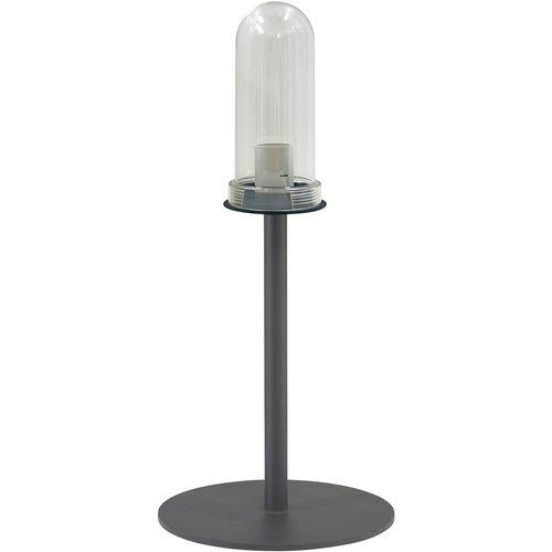 Außen Tischlampe Agnar Rattan - Schirm 38cm , wetterfest, E27, 71 cm hoch