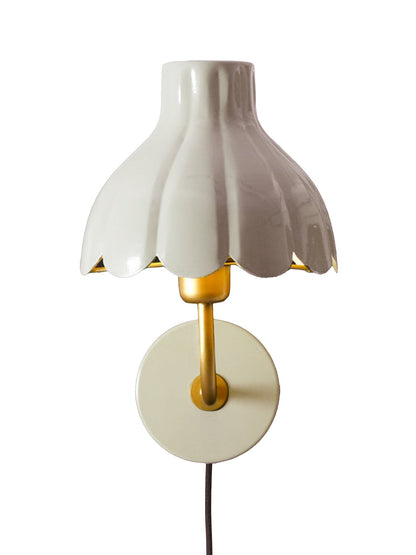PR Home Wells Wandlampe 21 cm – Metalllampe mit goldener Innenseite, in mehreren Farben, hochwertig verarbeitet