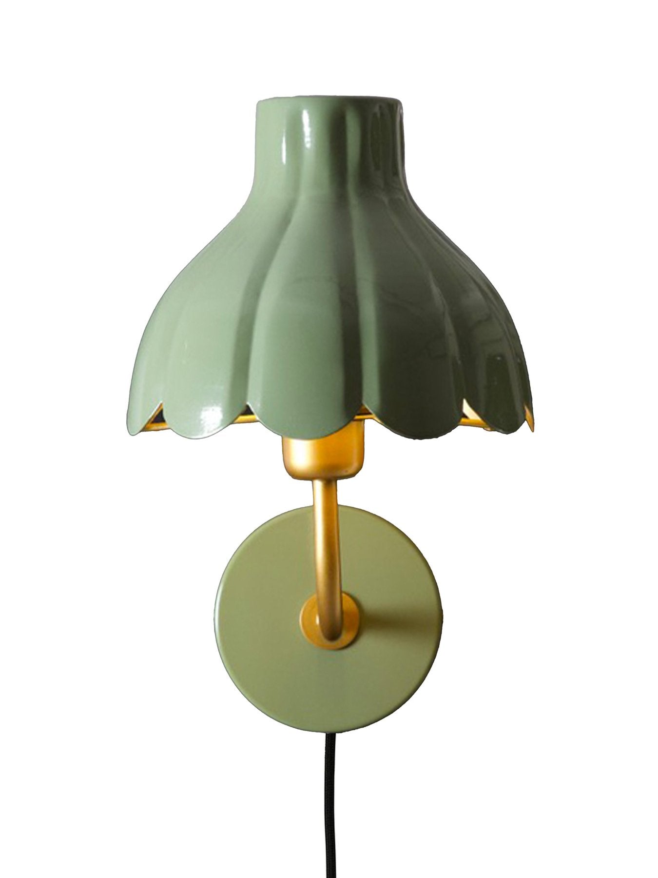 PR Home Wells Wandlampe 21 cm – Metalllampe mit goldener Innenseite, in mehreren Farben, hochwertig verarbeitet