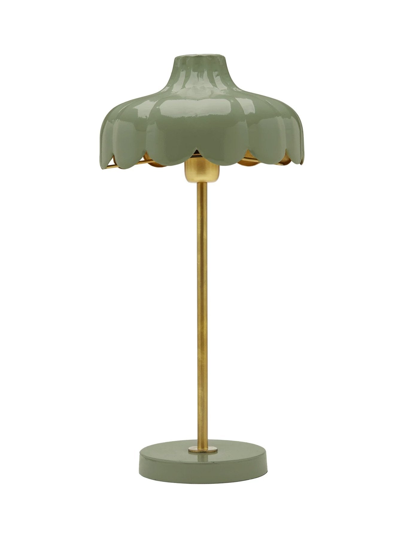 PR Home Wells Tischlampe 24cm – goldene Innenseite, in 7 Farben erhältlich, 50cm hoch