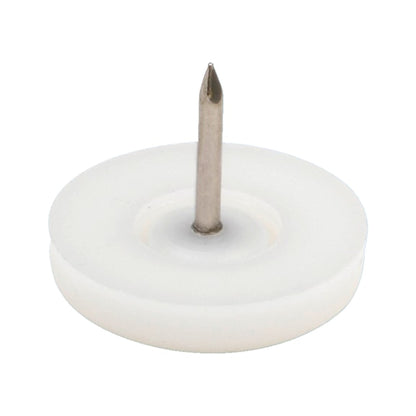 Möbelgleiter Kunststoff mit Stahlnagel – 5 mm Höhe, für Holzstühle & Möbel - Bild 1