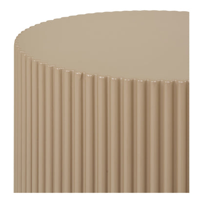 Farense Beistelltisch modernes Design grau beige Ø30x50 cm