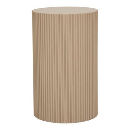 Farense Beistelltisch modernes Design grau beige Ø30x50 cm