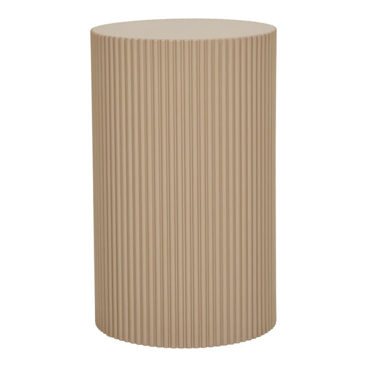 Farense Beistelltisch modernes Design grau beige Ø30x50 cm