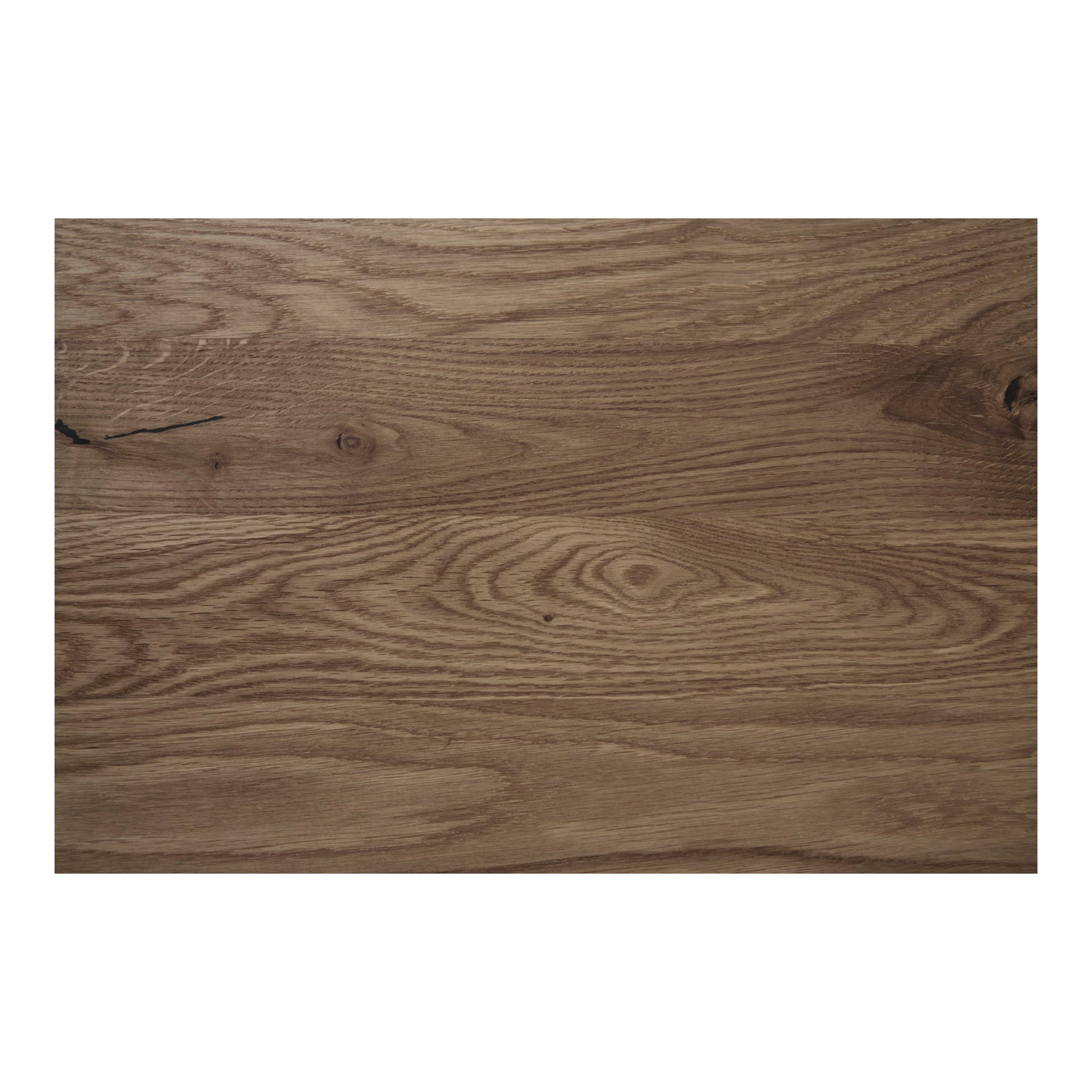 Lignano Café Tisch Rauch Eiche Schwarze Metallbasis 70x70x75 cm