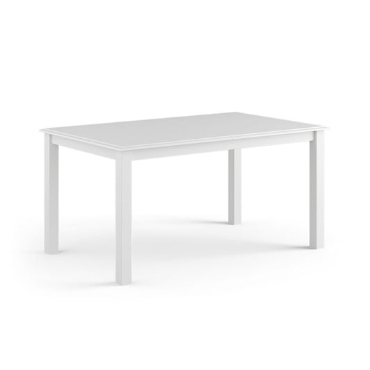 Weißer ausziehbarer Esstisch Belluno Elegante aus Kiefernholz