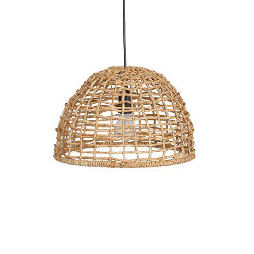Hängelampe Cebu Outdoor Natural, geflochten aus Lampakanay von PR Home
