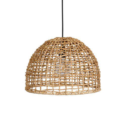 Hängelampe Cebu Outdoor Natural, geflochten aus Lampakanay von PR Home