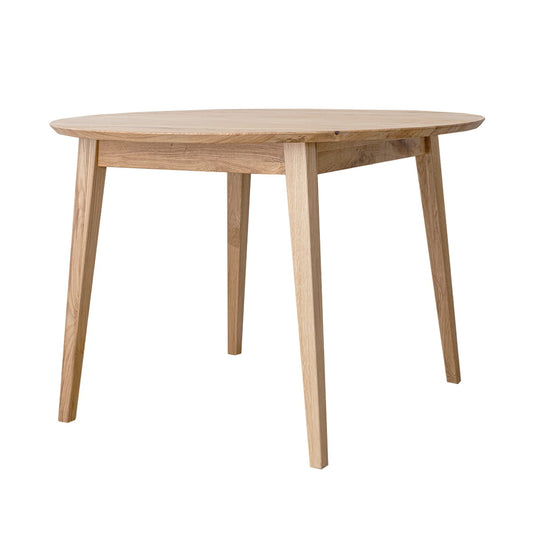 Eleganter runder Esstisch aus Eiche, 110 cm - Orbetello-Design