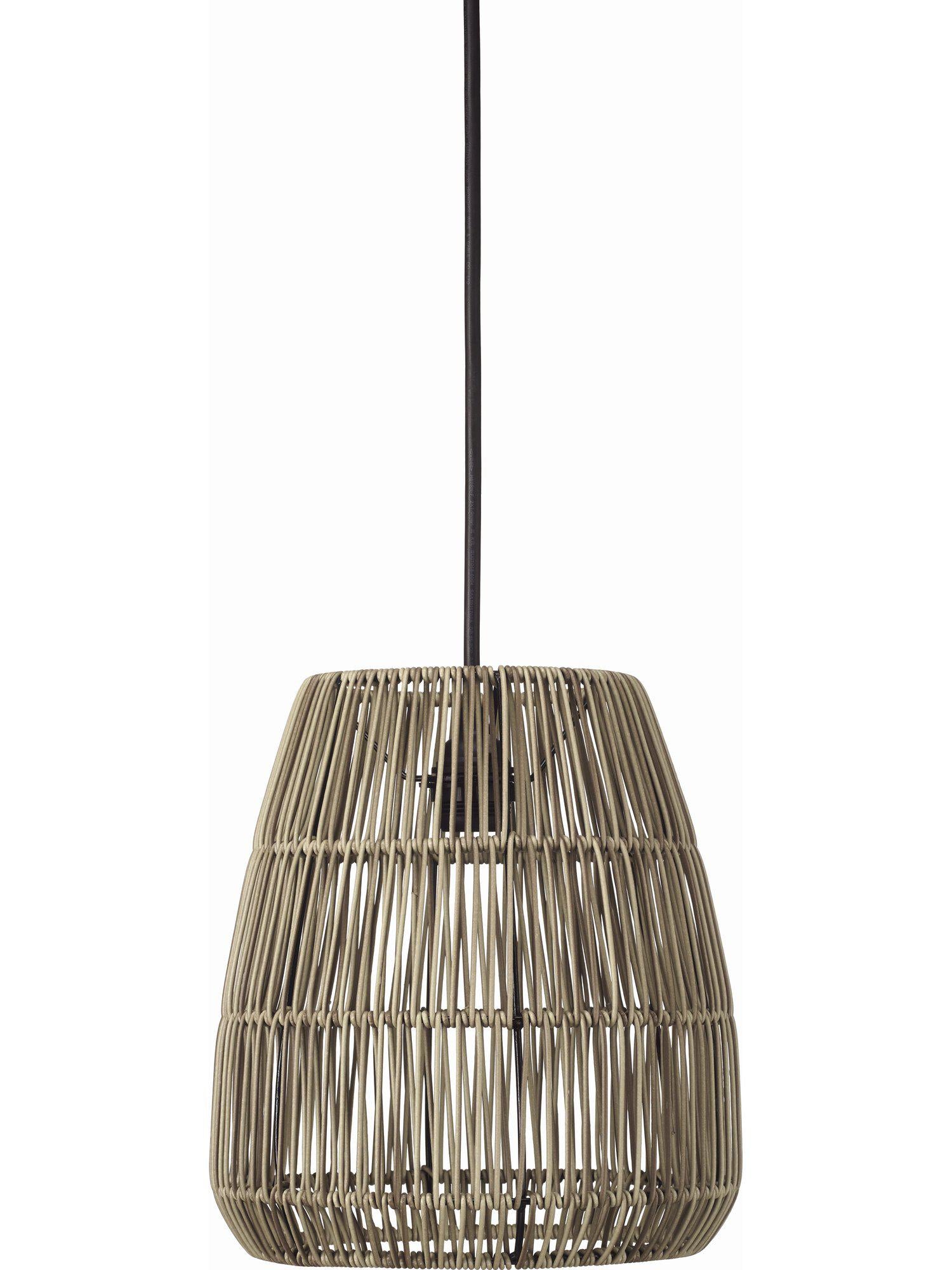 Saigon Lampen Outdoor Schirm -  Wetterfester hochwertiger Polyrattan-Schirm - Bild 3