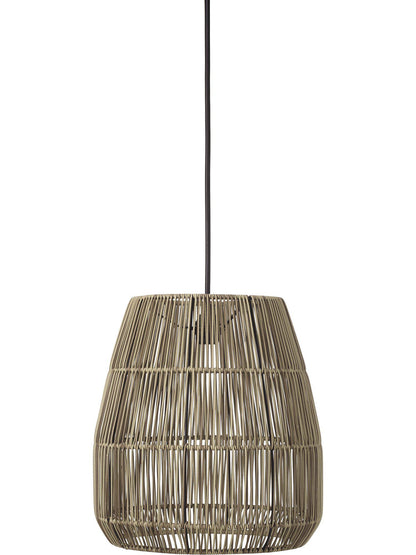 Saigon Lampen Outdoor Schirm -  Wetterfester hochwertiger Polyrattan-Schirm - Bild 5