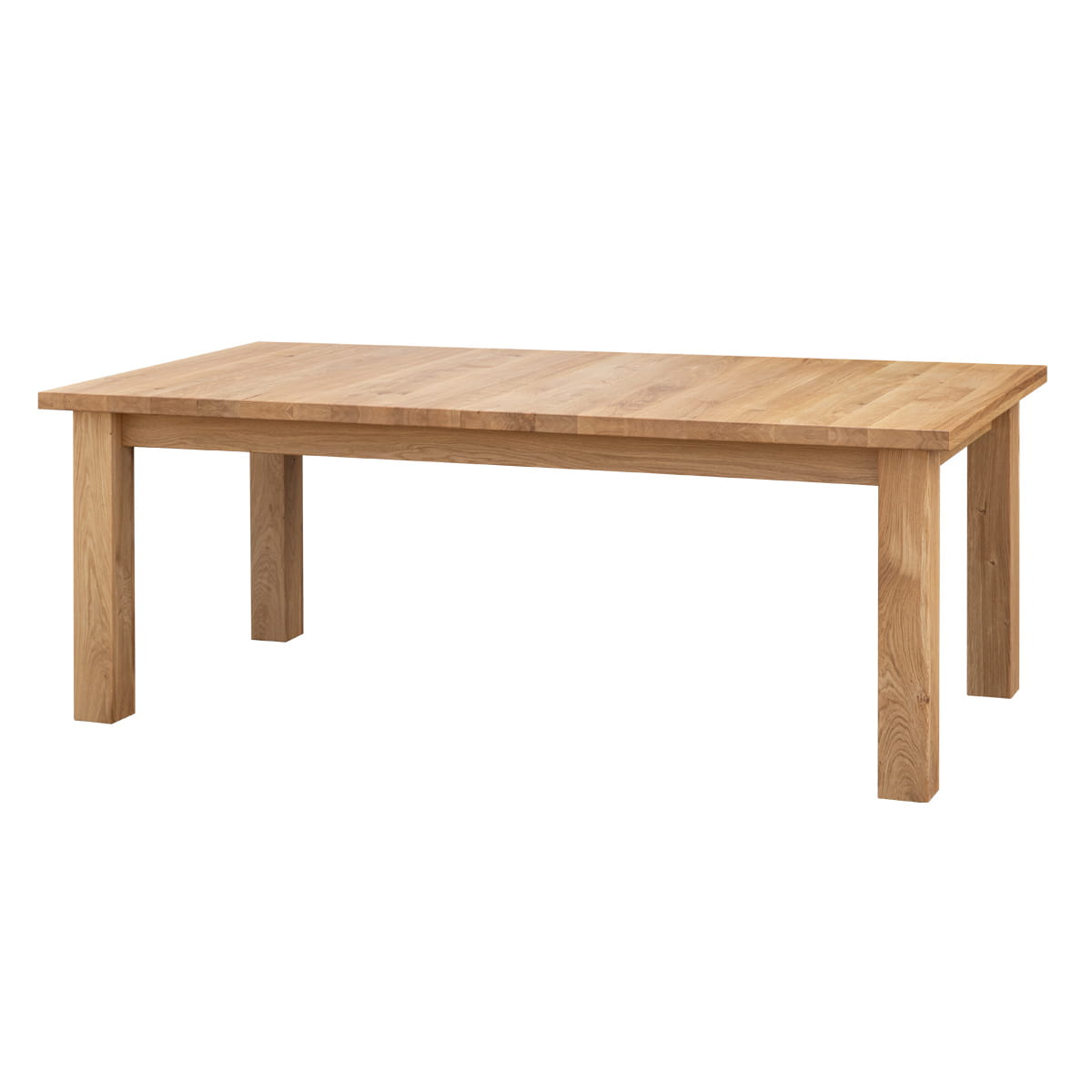 Hochwertiger Ausziehbarer Eichentisch Lanciano 180x90 cm Naturholz