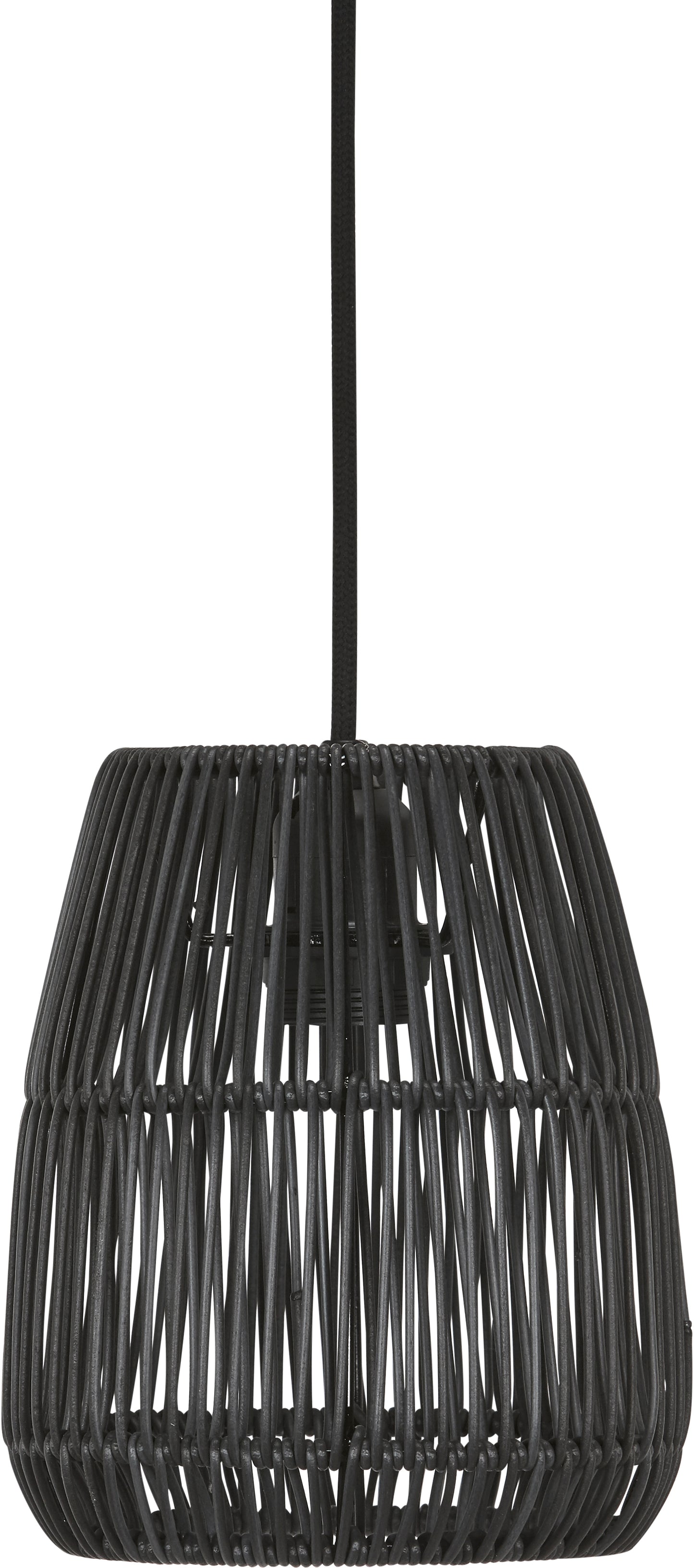 PR Home Hängelampe Saigon Polyrattan E27 - Pendelleuchte in Grau Beige & Anthrazit, Ø 18 bis 38 cm
