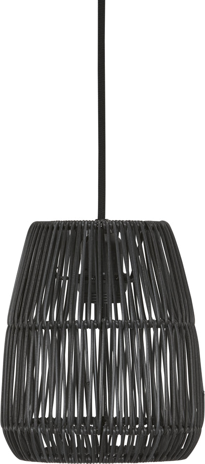 PR Home Hängelampe Saigon Polyrattan E27 - Pendelleuchte in Grau Beige & Anthrazit, Ø 18 bis 38 cm