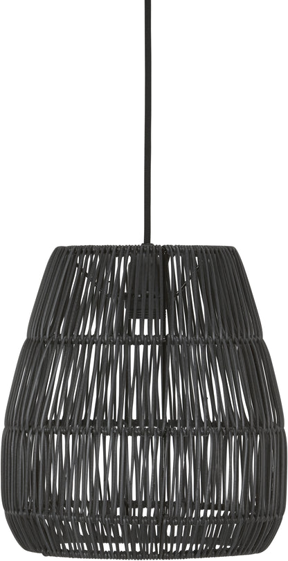 Saigon Pendelleuchte Outdoor aus Polyrattan – Wetterfeste Hängelampe mit E27 Fassung, IP44, Flex Out Kabel