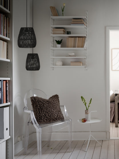 PR Home Hängelampe Saigon Polyrattan E27 - Pendelleuchte in Grau Beige & Anthrazit, Ø 18 bis 38 cm