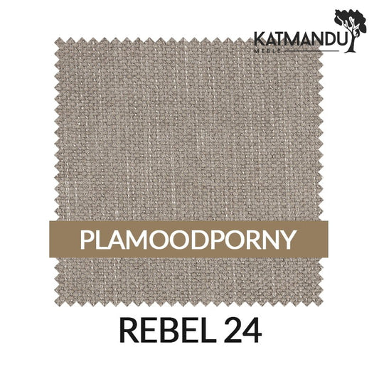 Esszimmerstuhl Olbia in Braun Beige – Chenille Rebel 24 mit Massivholzbeinen