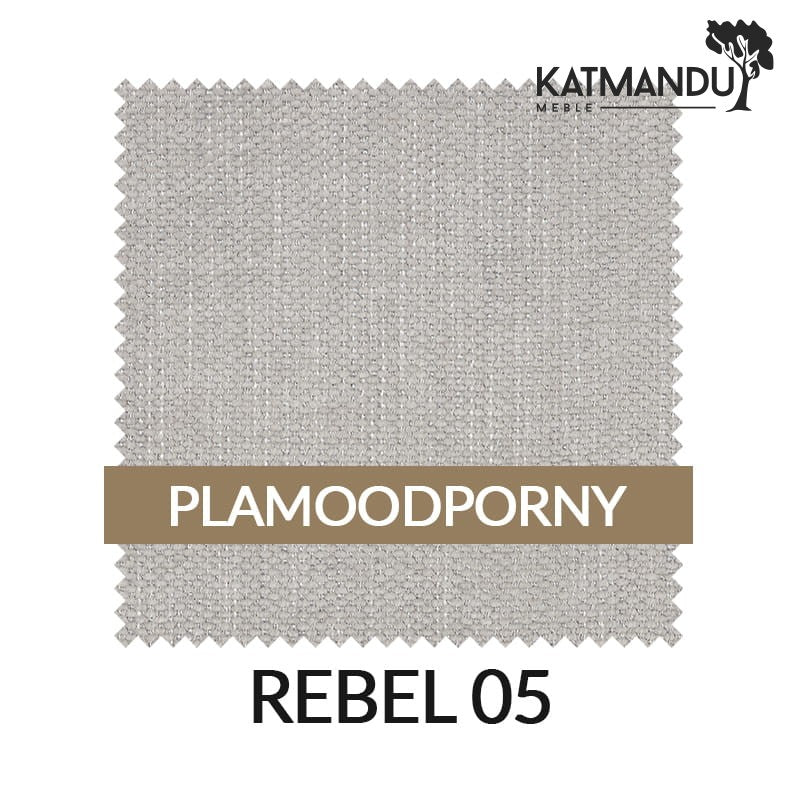 Esszimmerstuhl Olbia in Grau – Chenille-Stoff Rebel 5 & Massivholzbeine